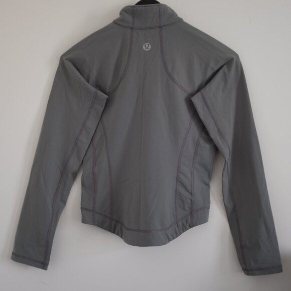 COPY - Lululemon grey green vintage jacket zip size 4 - Picture 5 of 12